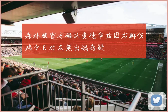 森林狼官方确认爱德华兹因右脚伤病今日对灰熊出战存疑